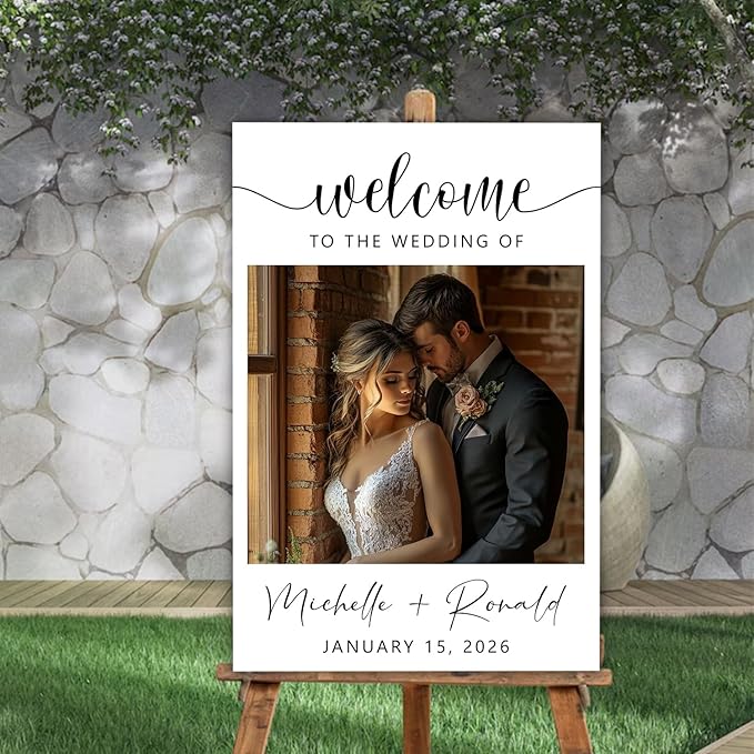 Editable Wedding Welcome Sign - Image 4