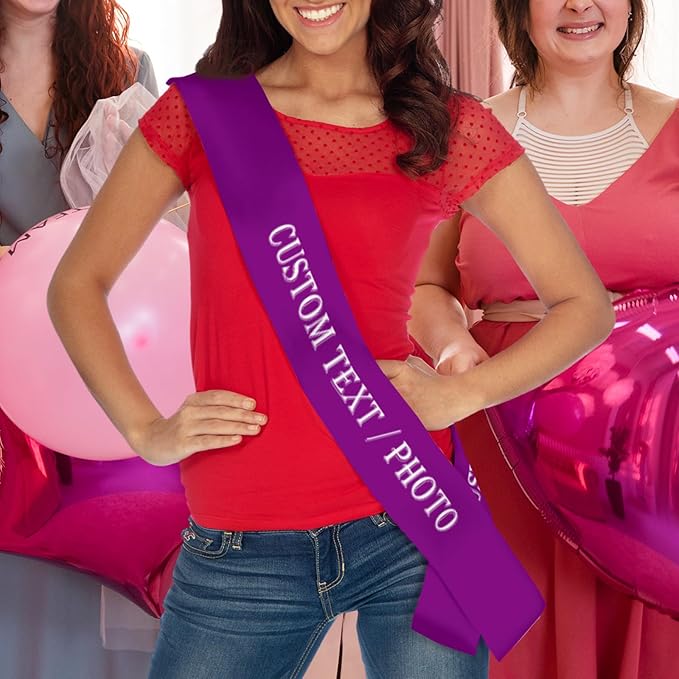 Custom Sash, Personalized Birthday Sash - Image 8