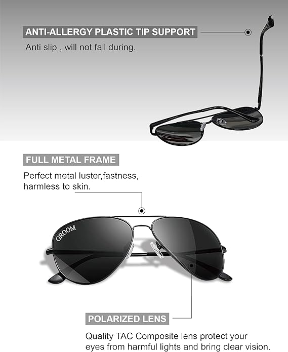 Bride and Groom Polarized Sunglasses - Image 3