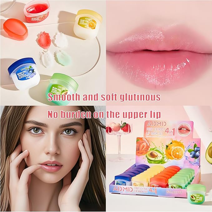 Lip Moisturizing Set, 24 Nourishing And Lip Balm Fruit Flavor Sets, Suitable - Image 3