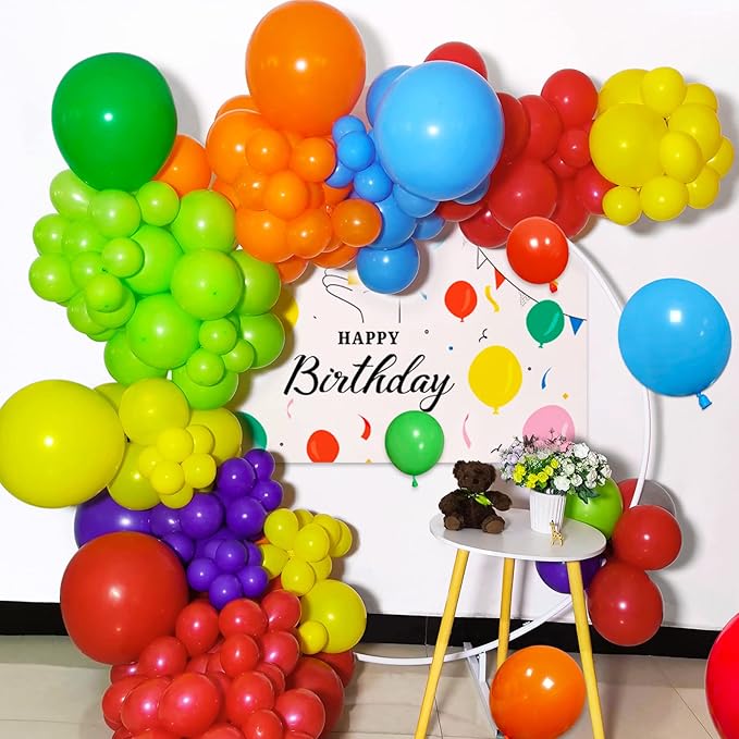 KAWKALSH Yellow Balloon Arch Kit 111Pcs 18 12 5 Inch Latex Party Balloons - Image 6