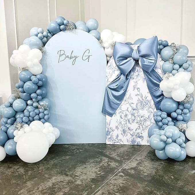 Dusty Blue Balloons - Image 8