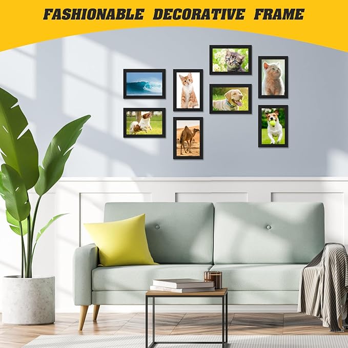 Set of 60 Picture Frame Bulk Photo Frames Wall Mounting Simple Photo Frames - Image 5