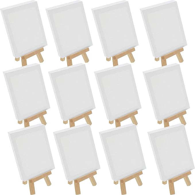 U.S. Art Supply 4" x 6" Stretched Canvas by USArtSupply