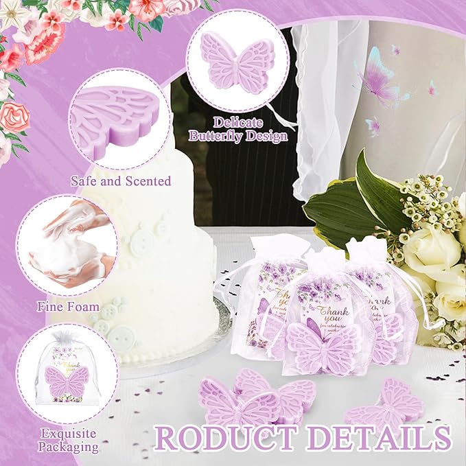 50 Sets Butterfly Baby Shower Favors - Image 3