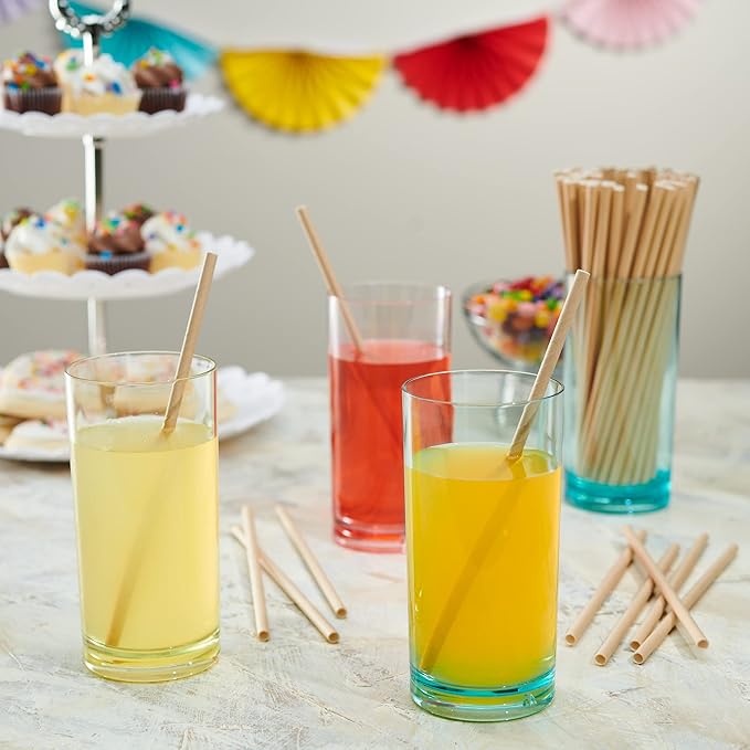 Comfy Package Kraft Paper Straws, 100% Biodegradable & Ink-free, Straws - Image 3