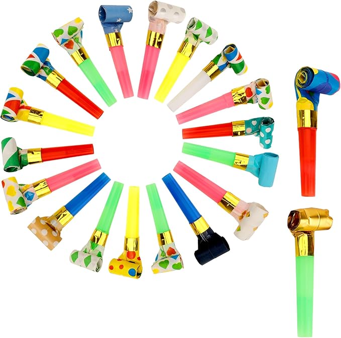 50 PCS Party Blowers, Party Blowers by Unknown