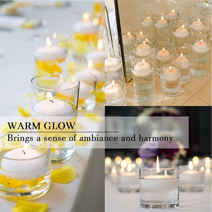 12 Floating Candles, Smoke-Free and odorless, Burning continuously - Image 6