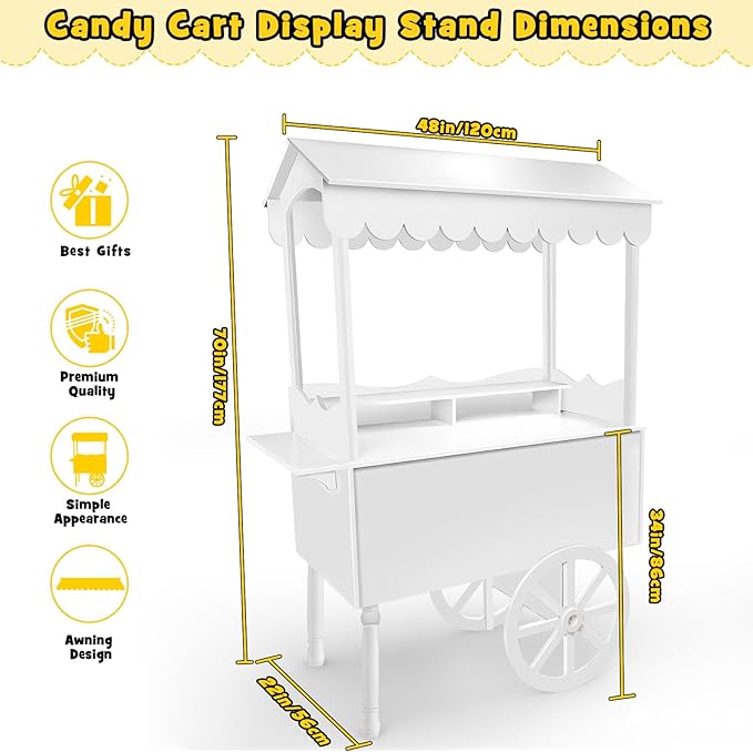 7FT Candy Cart Display Stand - Image 2