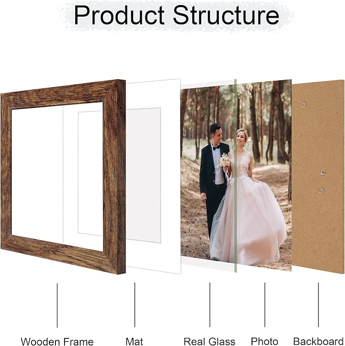 8x8 Picture Frame Set of 4 - Image 3