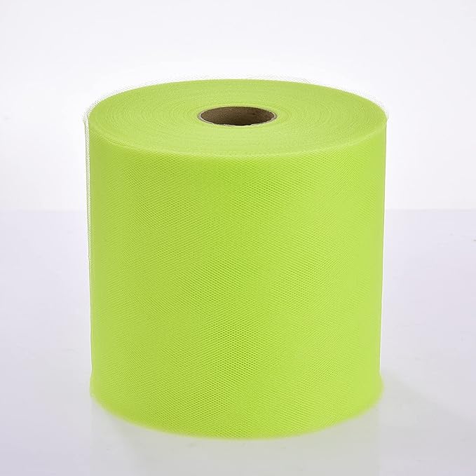 Tulle Fabric Roll, 6” by 200 Yards Tulle Organza Fabric Spool - Image 3