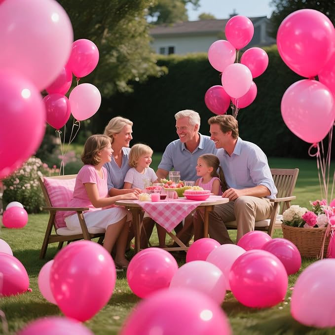 KAWKALSH Hot Pink Balloon 12 Inch - Image 9