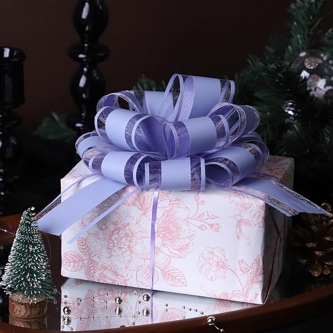 6Pcs 6inch Pull Bow Gift Wrapping, Pull Bow - Image 5