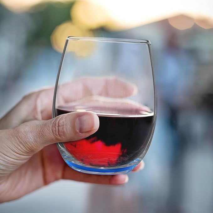 DISCOUNT PROMOS Stemless Wine Glasses by ARC 5.5 oz. Set of 12, Bulk Pack - Image 6
