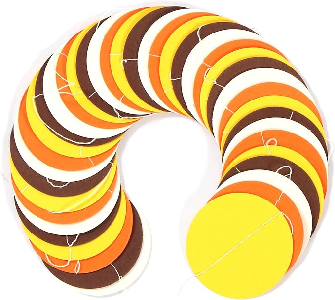 Brown-Orange Yellow Party-Decorations Baby-Shower Garland - 52Ft Fall Autumn - Image 3