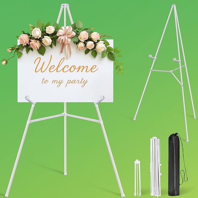 White Easel Stand for Sign & Poster by VAIIGO