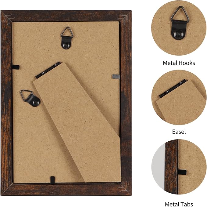 PETAFLOP Wooden Picture Frame 4x6 Bulk Set of 18 - Image 6