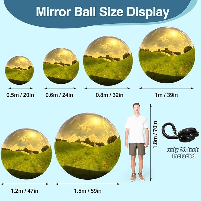 Inflatable Mirror Ball, Wedding Decor - Image 6
