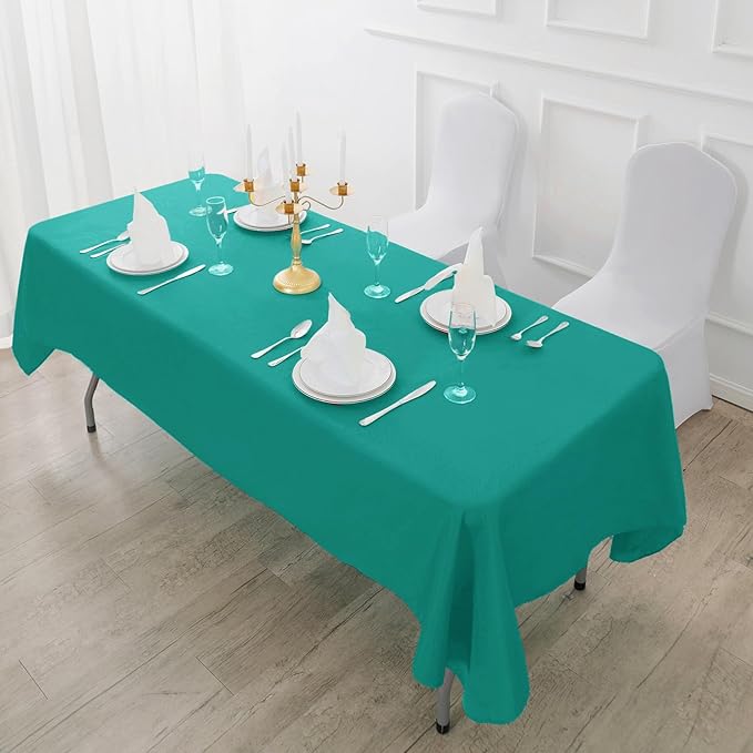 Fokitut 2 Pack Waterproof Rectangle Tablecloth, 60x120 Inch, Stain Resistant - Image 5