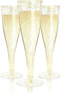 Prestee 48 Pack Champagne Flutes Plastic Disposable by Prestee