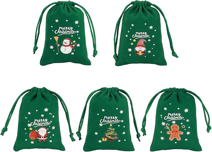 Tapleap Christmas Bags with Drawstring by Tapleap