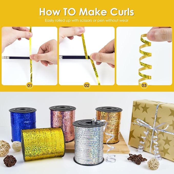 Gold Curling Ribbon - Image 3