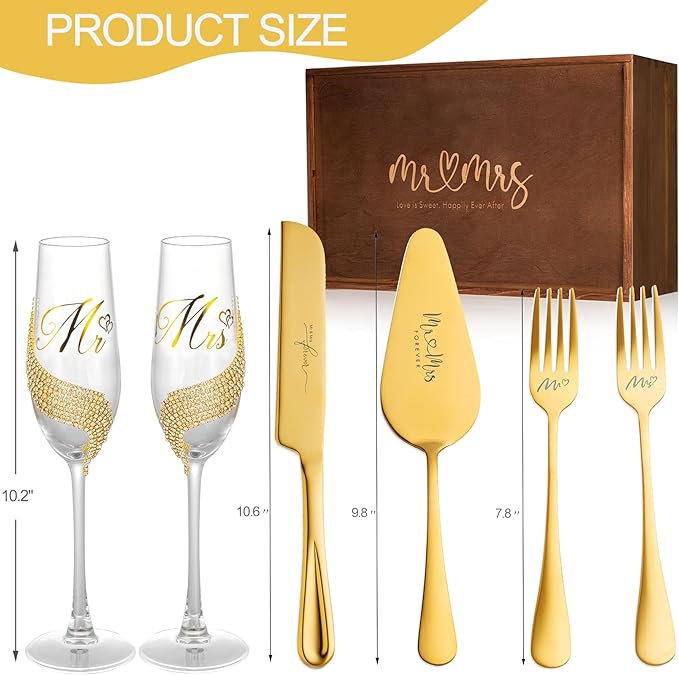 Wedding Cake Knife and Server Set - Image 8