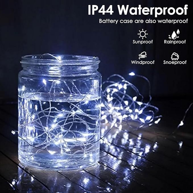 4-Pack Fairy Lights Battery Operated - Image 3