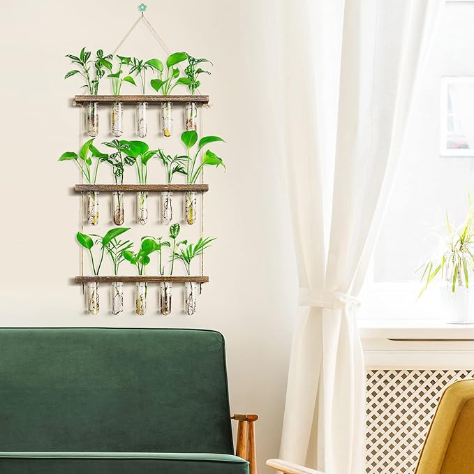 Monsiter QE 3 Tier Large Propagation Stations Wall Hanging Plant Terrarium - Image 4
