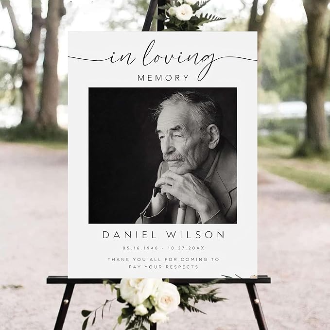 Personalized Funeral Welcome Signs, Celebration Of Life Yard Sign, Celebration by SZ-HaNoi