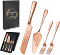 Personalized Wedding Cake Knife and Server Set, Custom Names Cake Cutting Set by Unknown