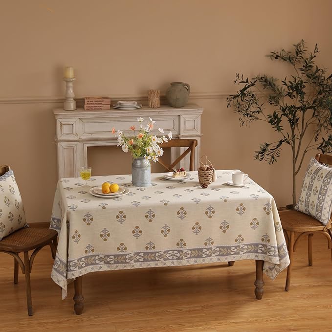 patdrea Designer Beige Tablecloth - Image 3