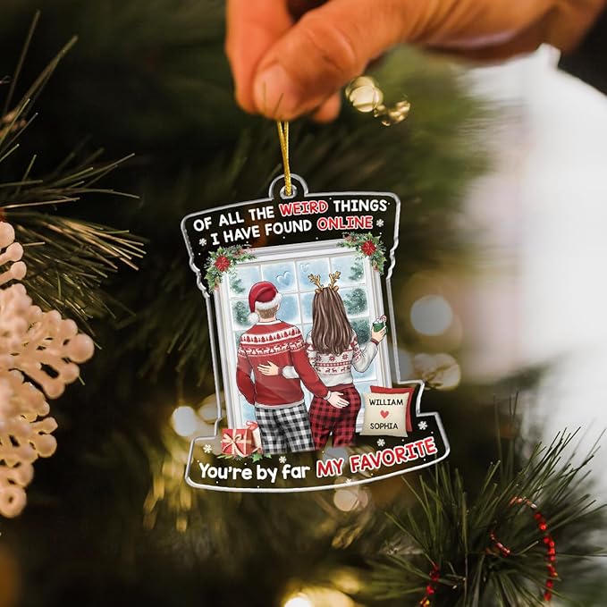 Pawfect House Save Santa The Trip Personalized Christmas Tree Ornaments - Image 5