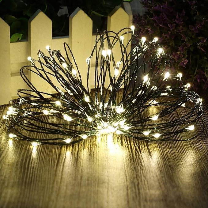 MASHANG Christmas Lights Battery String Lights 33FT 100 Micro LEDs Starry - Image 2