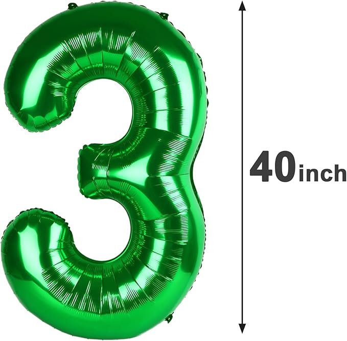 Green 13 31 Number Balloon 40 Inch，Large 13 31 Green Birthday Party Decorations - Image 3