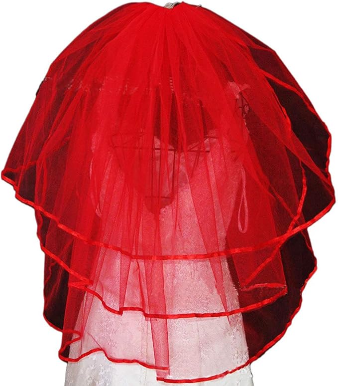 Women's Short Wedding Veils by CENAST