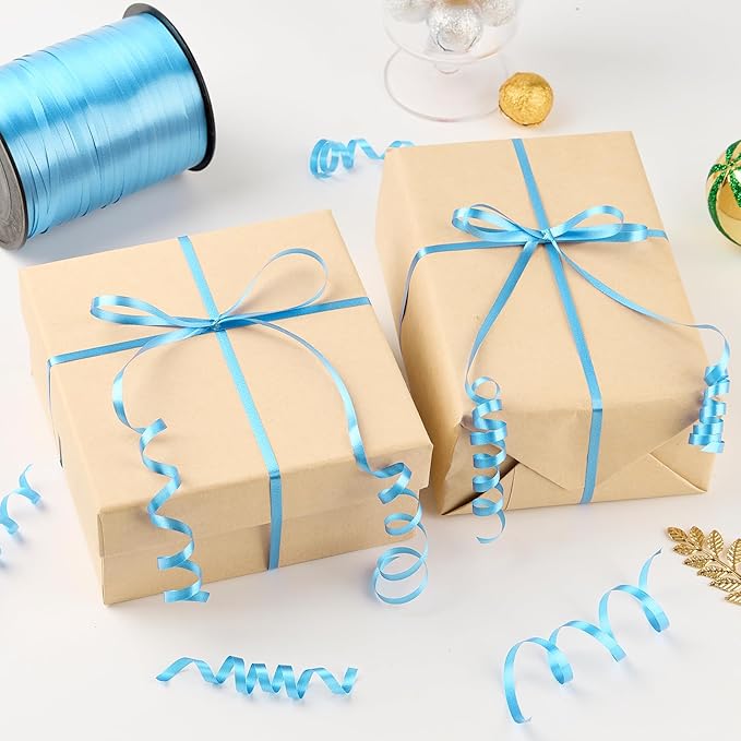 500 Yards Light Blue Curling Ribbon-Balloon String-Balloon Ribbon Roll - Image 5