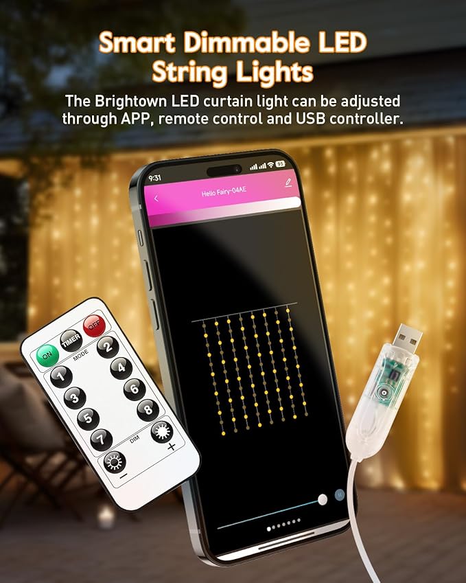 Brightown Smart Curtain Lights - Image 3