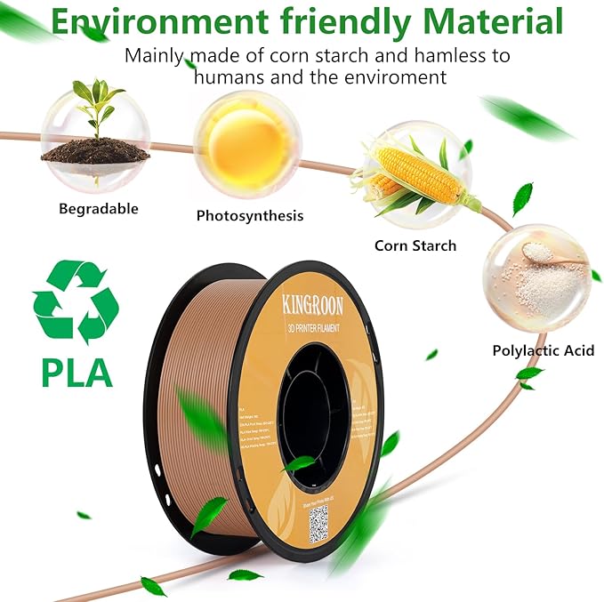 Kingroon 16KG PLA Filament Bundle+Triple Color Silk PLA Filament Bulk 3D - Image 7