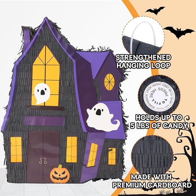 Halloween Haunted House Pinatas Bundle - Image 3