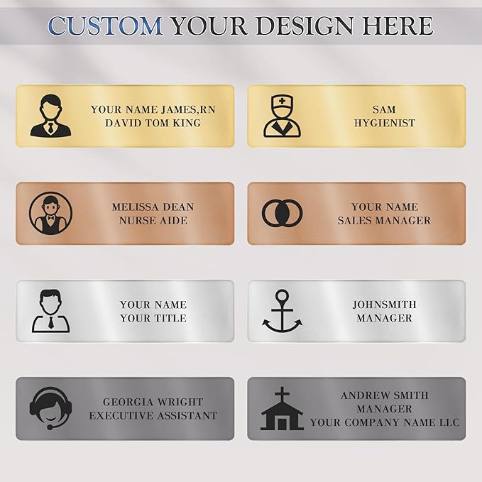 Custom Engraved Name Tags Badges - Image 2