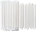 9 Inch Individually Wrapped Disposable White Paper Boba Straws, Bubble Tea by chunspak
