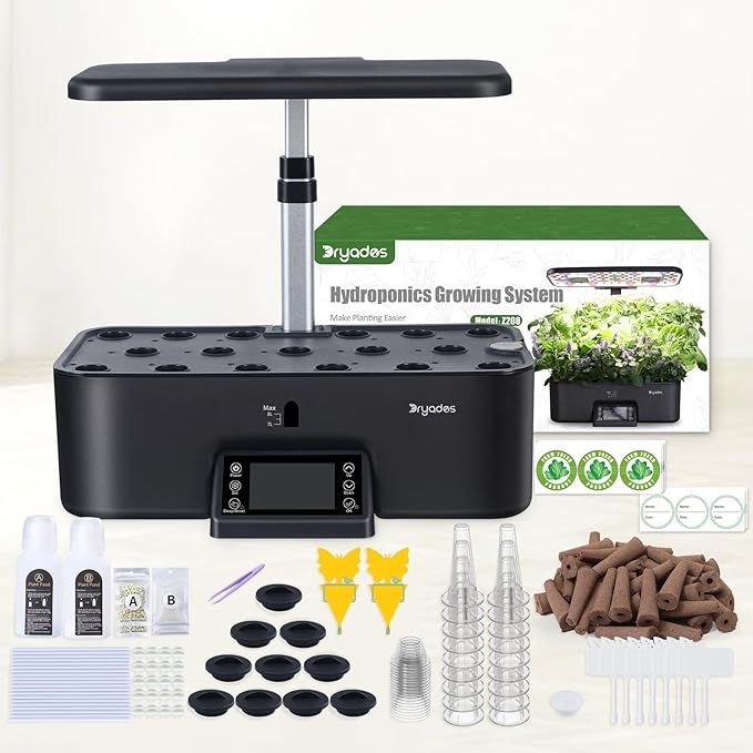 Indoor Gardening 17 Pods Hydroponics Growing System Kit Smart Lighting Setting - Image 6
