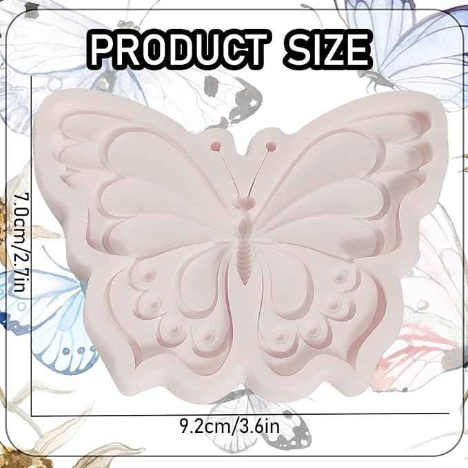 1Pcs Butterfly Silicone Mold, Chocolate Fondant Molds Butterfly Resin Mold - Image 6