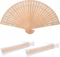 Sandalwood Fan 50 Pcs Hand Fans by Forsun