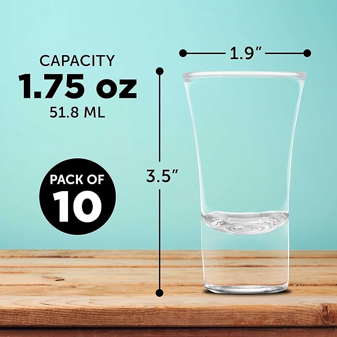 DISCOUNT PROMOS 2 oz. Lord Shooter Etched Shot Glasses, 10 pack, 21st Birthday - Image 5