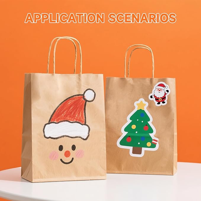 METAPRINT Brown Paper Gift Bags - Image 6