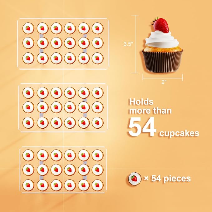 3 Pieces Cupcake Stand Holder, Parties Events - Image 6