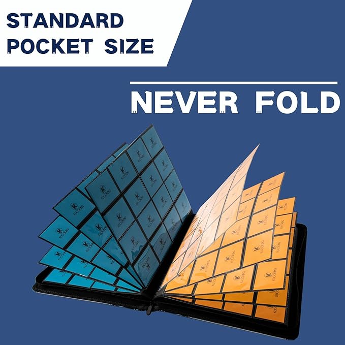1000+ Pockets Trading Card Binder, 16-Pocket Card Ablum Compatible - Image 2