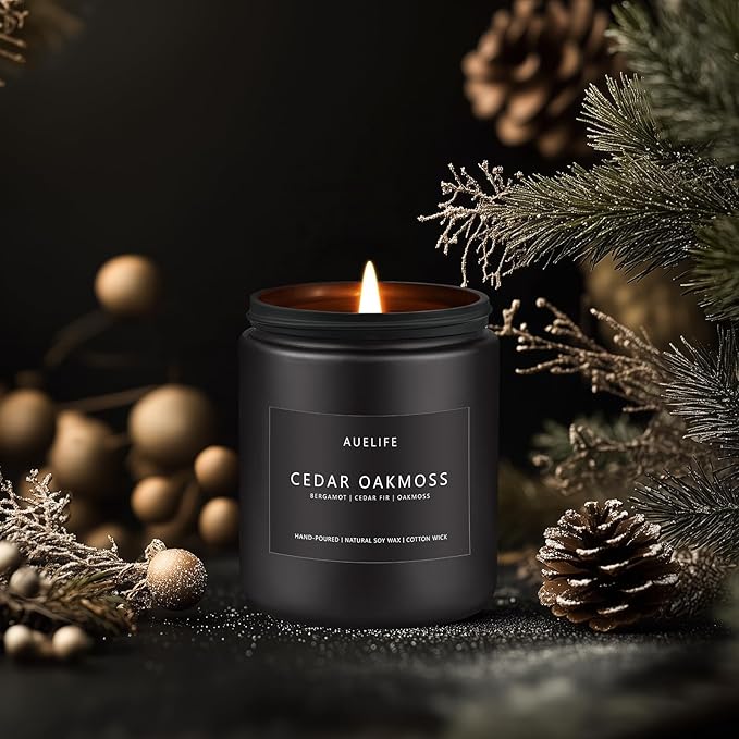 Cedar Oakmoss Candle | Scented Candles - Image 4